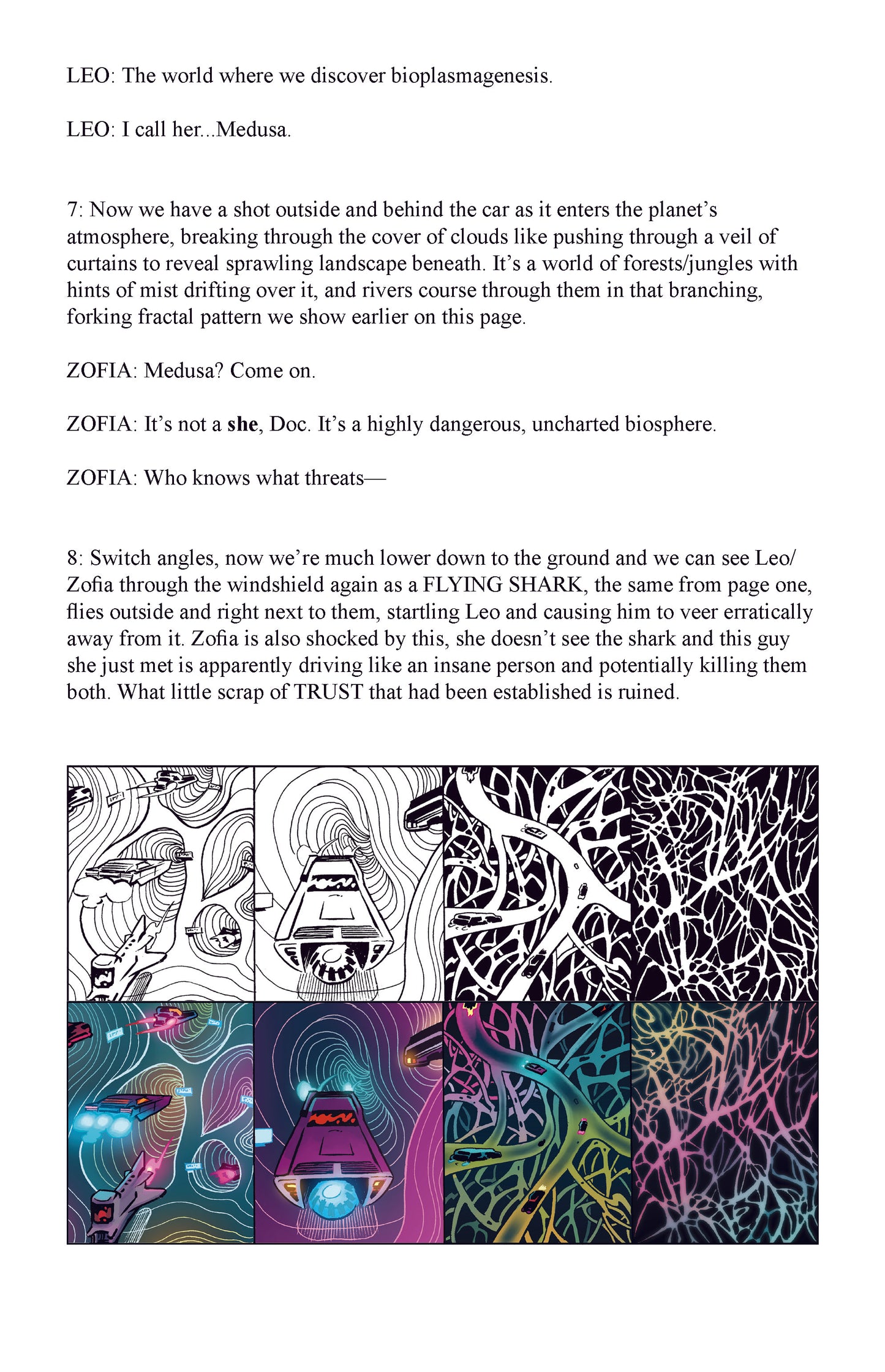Astrobiology #1: Behind the Scenes, 150 pages, digital